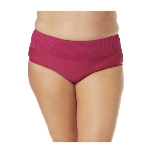 Terra & Sky Swim Womens Terra Sky High Waisted Swim Bottoms With Tummy Control Plus 4x New